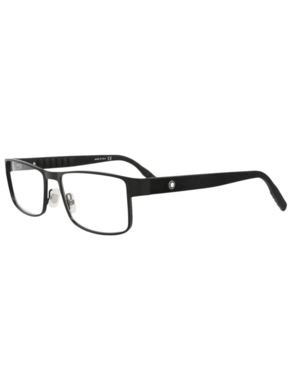 New Montblanc Mens Square/Rectangle Black Black Transparent Fashion Designer Eye